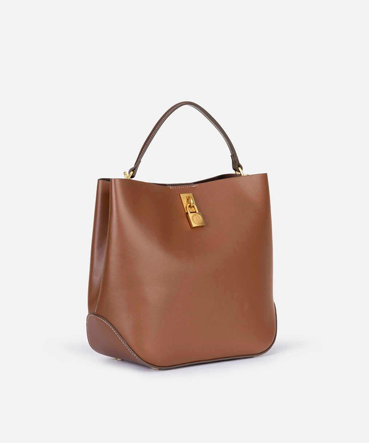 Zoomed Double-Strap Bag with Metal Buckle