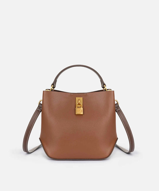 Metal-Buckle Dual-Strap Bag