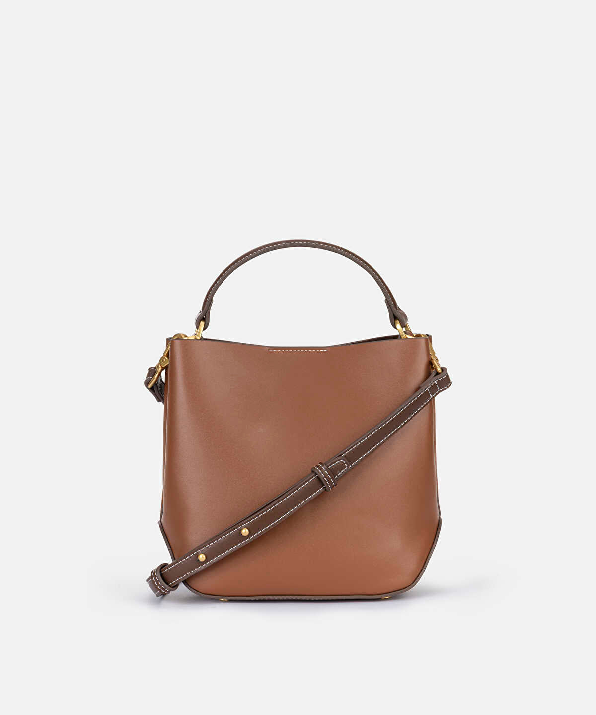 Metal-Buckle Dual-Strap Bag