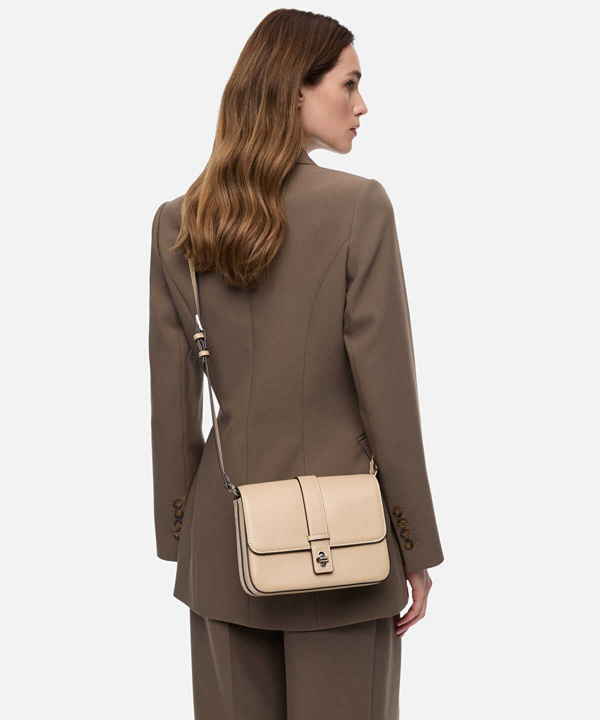 Zoomed Agenda Crossbody Bag