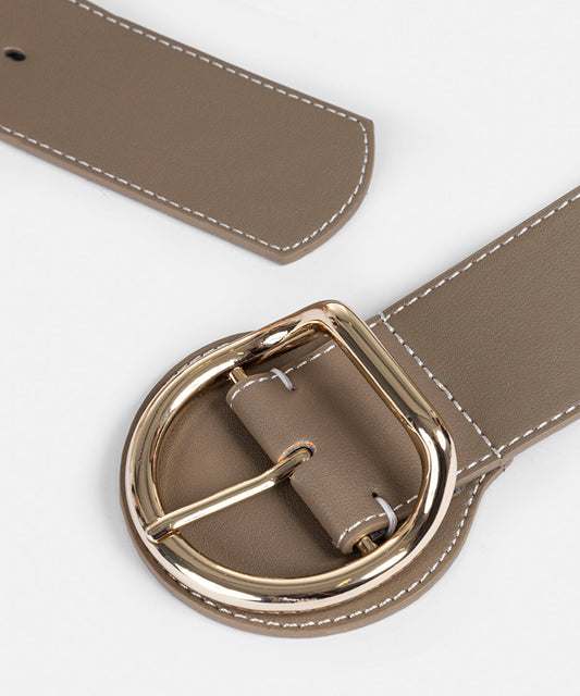Faux-Leather Belt