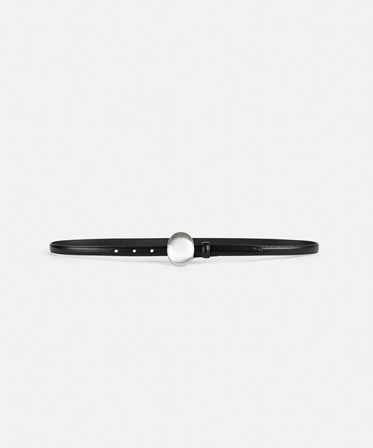 Slim Belt with Metal Buckle