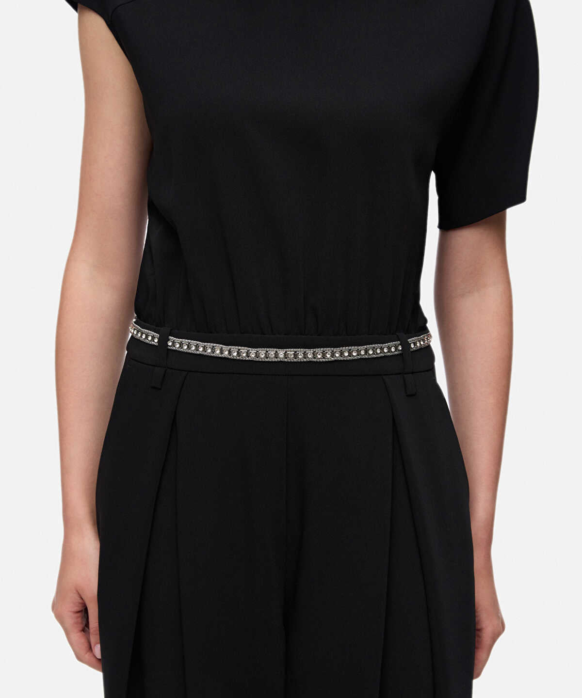 Strass-Embellished Belt
