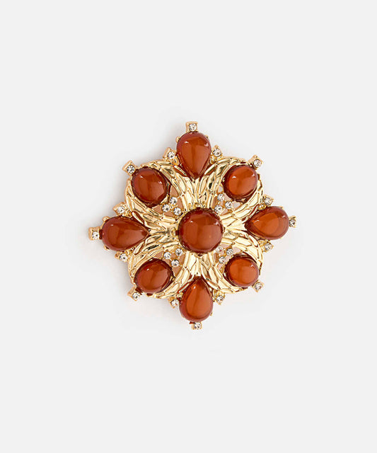 Contrast Resin-Detail Brooch