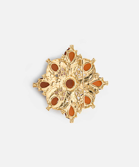 Contrast Resin-Detail Brooch
