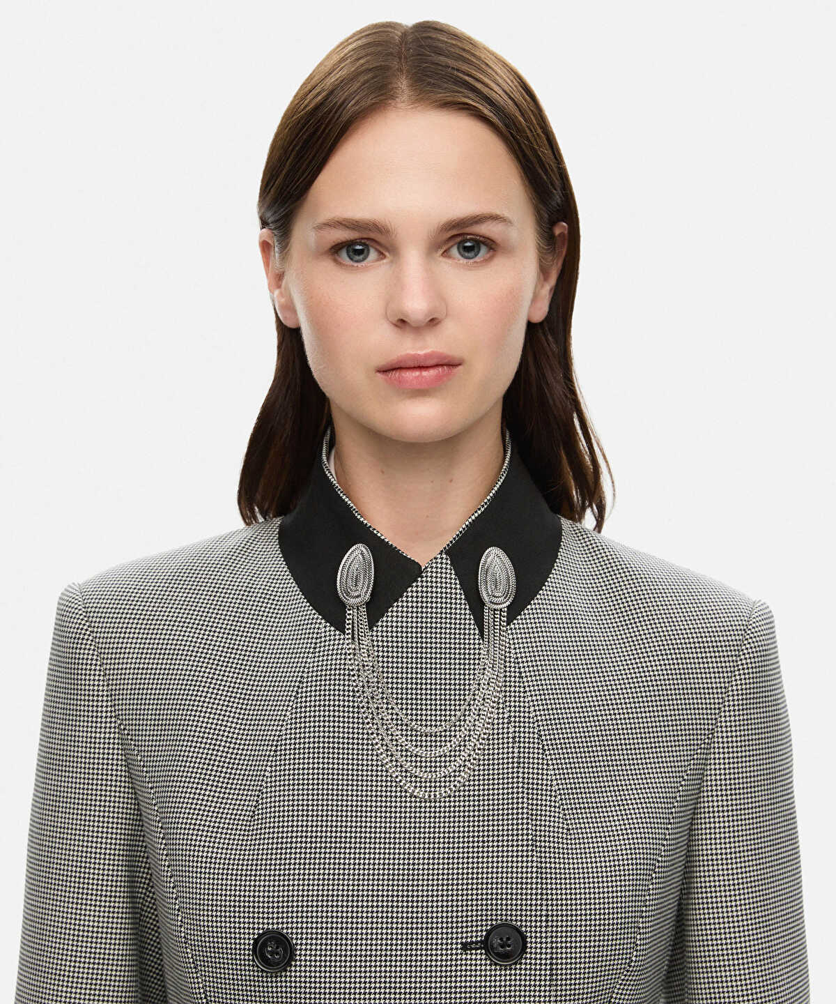 Dangling Chain Brooch