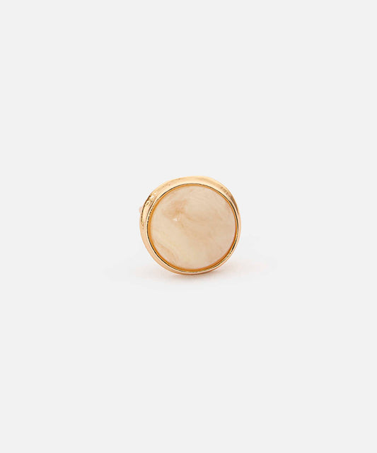 Combined Stone Metal Ring
