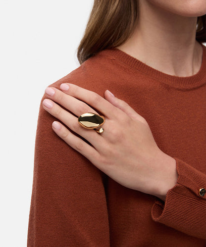Voluminous Metal Ring
