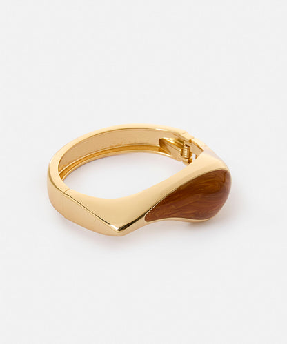 Rigid Bracelet with Stone
