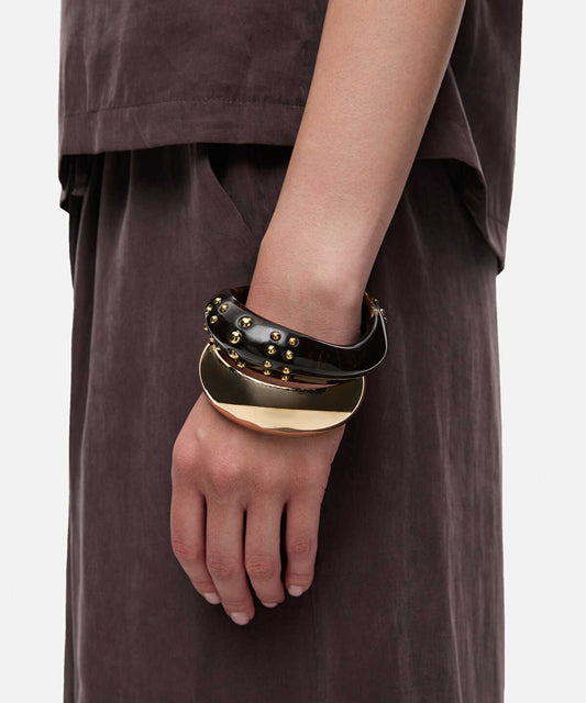 Set of Two Rigid Bracelets