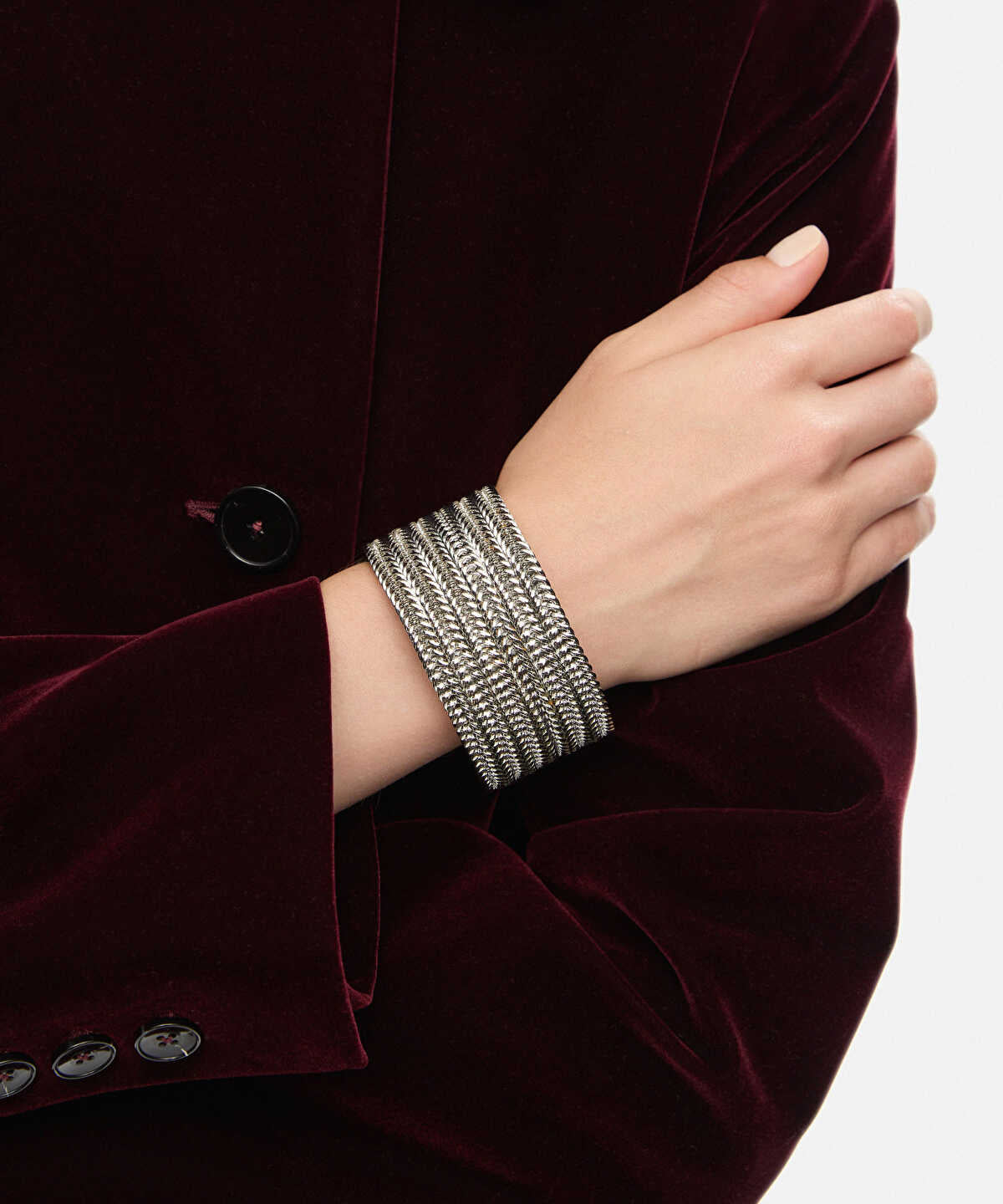 Textured Metal Bracelet
