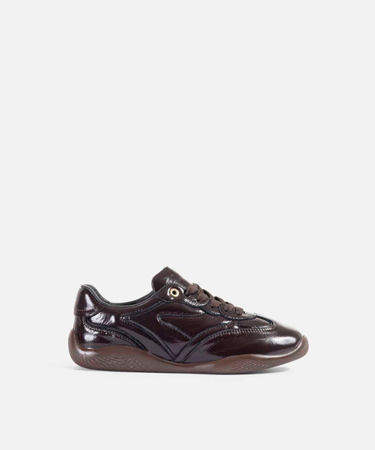 100% Leather Lace-Up Sneakers