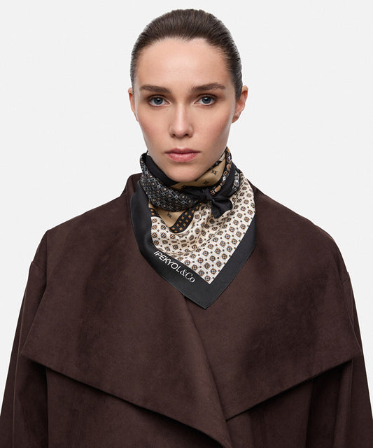 100% Silk Printed Scarf