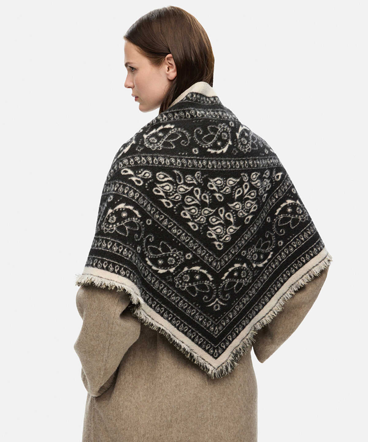 Reversible Patterned Shawl