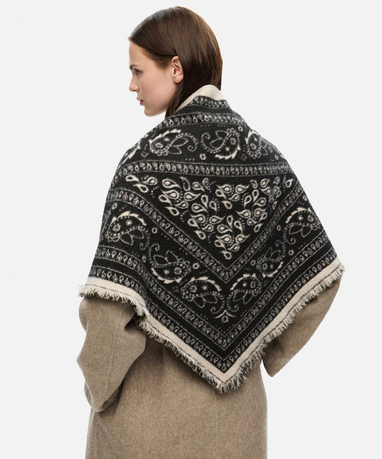 Reversible Patterned Shawl