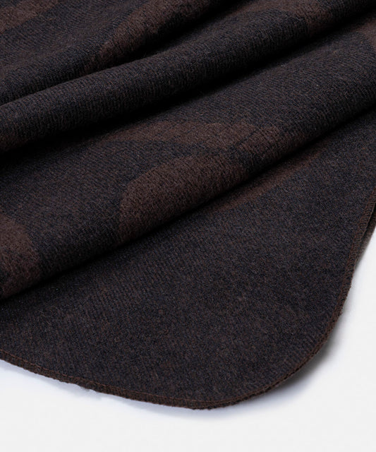 Wool-Blend Patterned Scarf