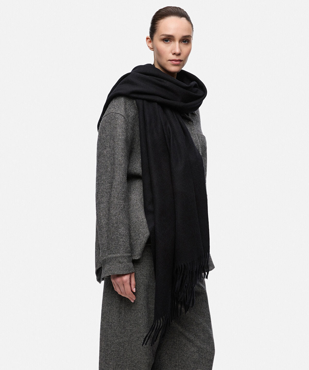 Fringed Basic Scarf
