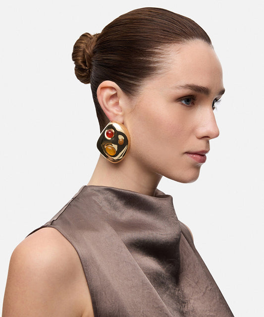 Combined Resin Earrings
