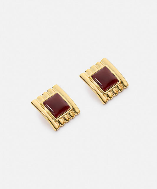 Textured Mixed Media Earrings
