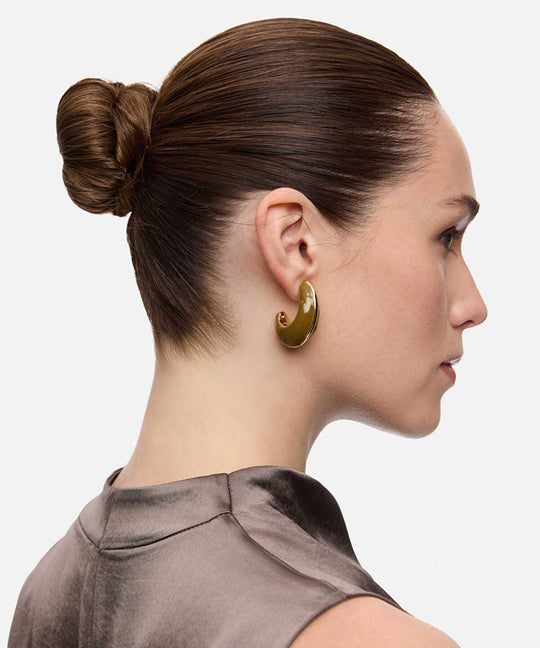 Contrast Textured Earrings