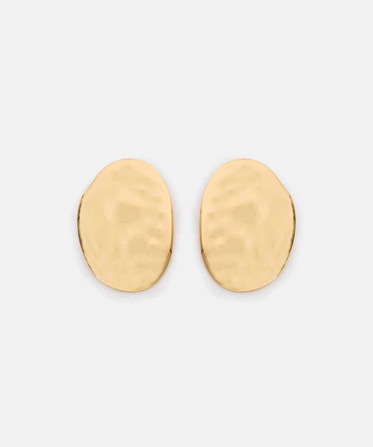 Textured Maxi Metal Earrings