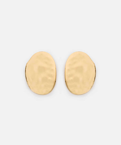 Textured Maxi Metal Earrings