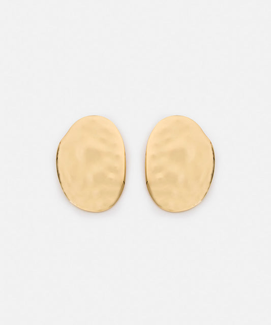 Textured Maxi Metal Earrings