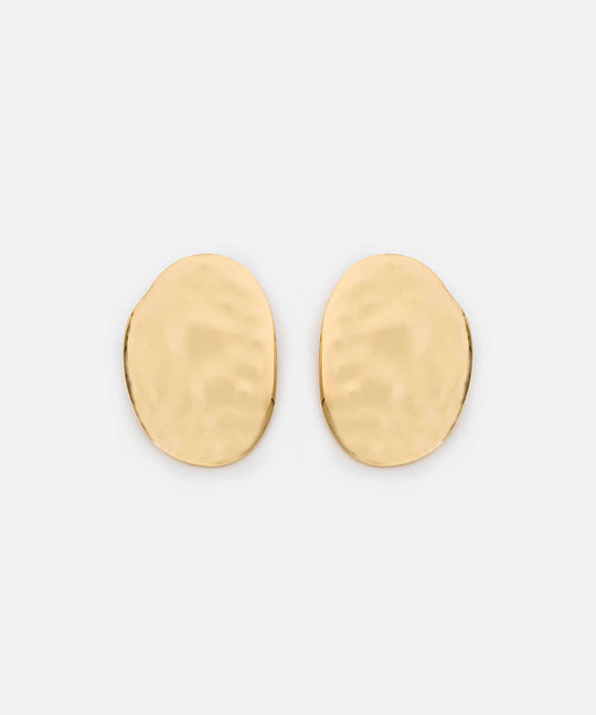 Textured Maxi Metal Earrings