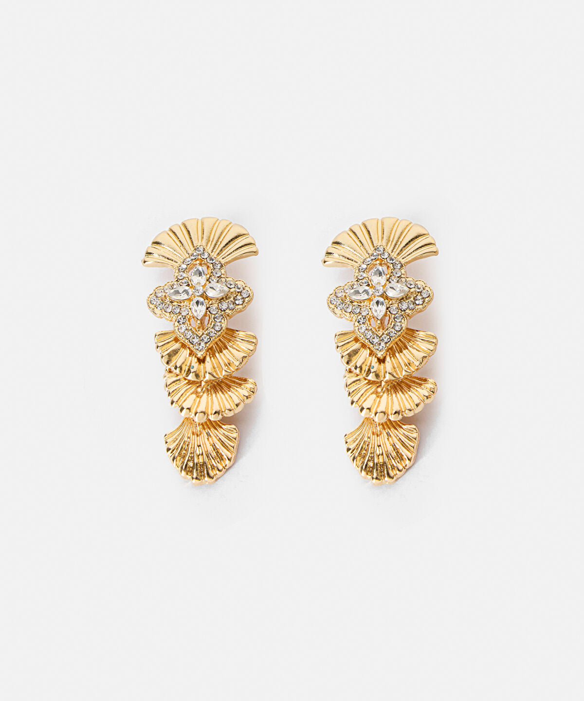 Zoomed Multi-Piece Rhinestone Earrings