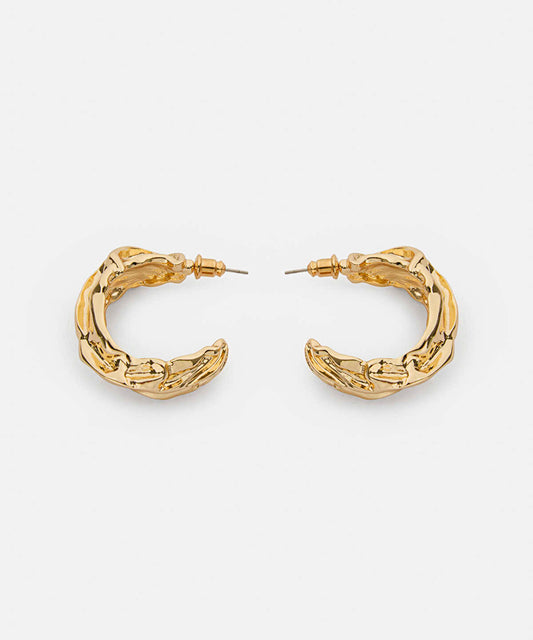 Textured Hoop Earrings