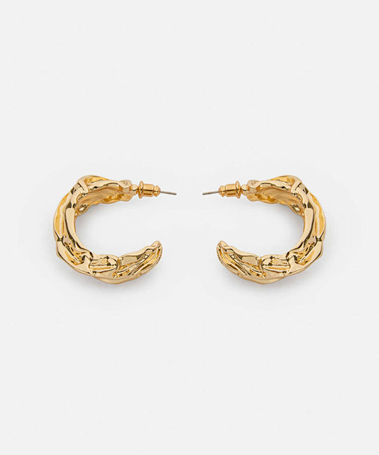 Textured Hoop Earrings