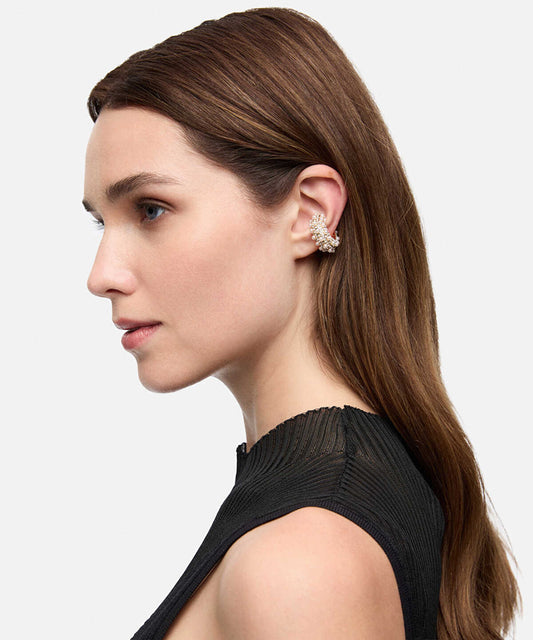 Ear Cuff with Faux Pearls