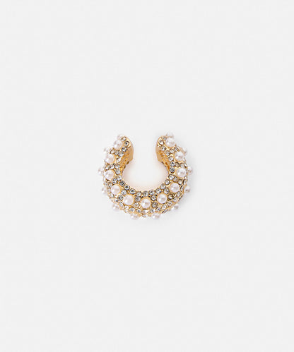 Ear Cuff with Faux Pearls