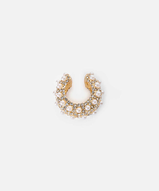 Ear Cuff with Faux Pearls