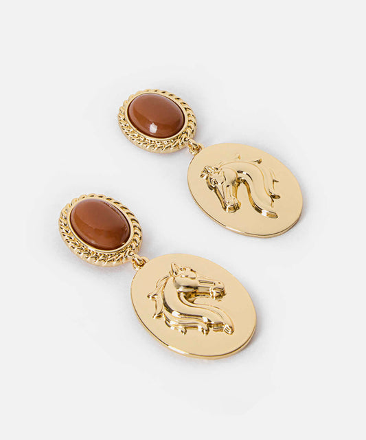 Dangling Horse Earrings