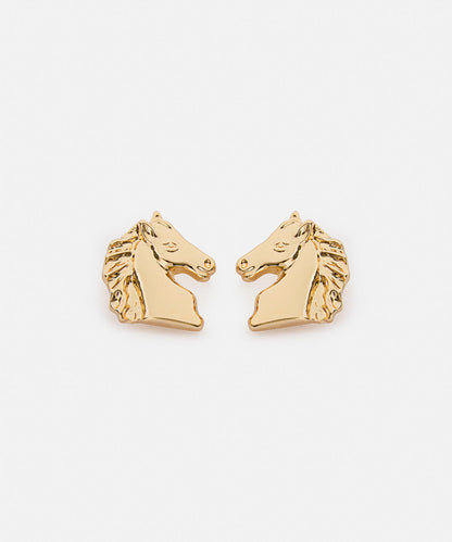 Metal Horse Earrings