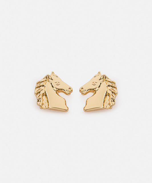 Metal Horse Earrings