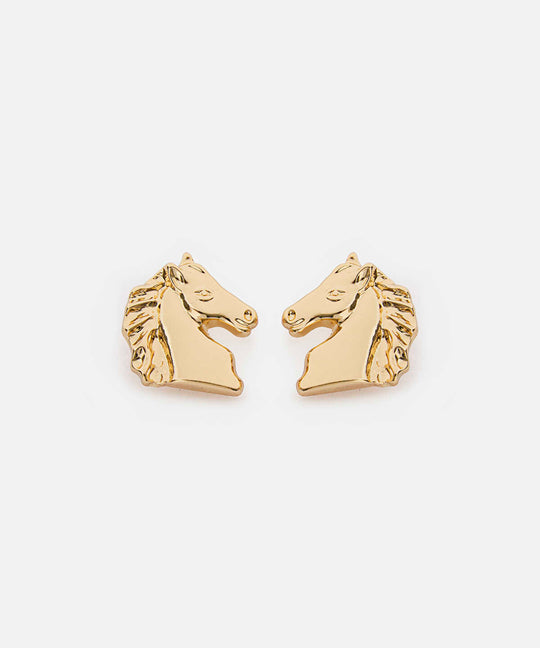 Metal Horse Earrings