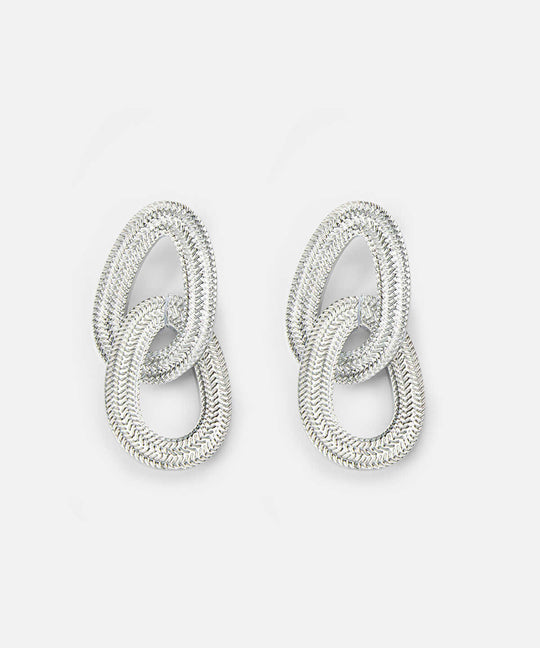 Intertwined Textured Earrings