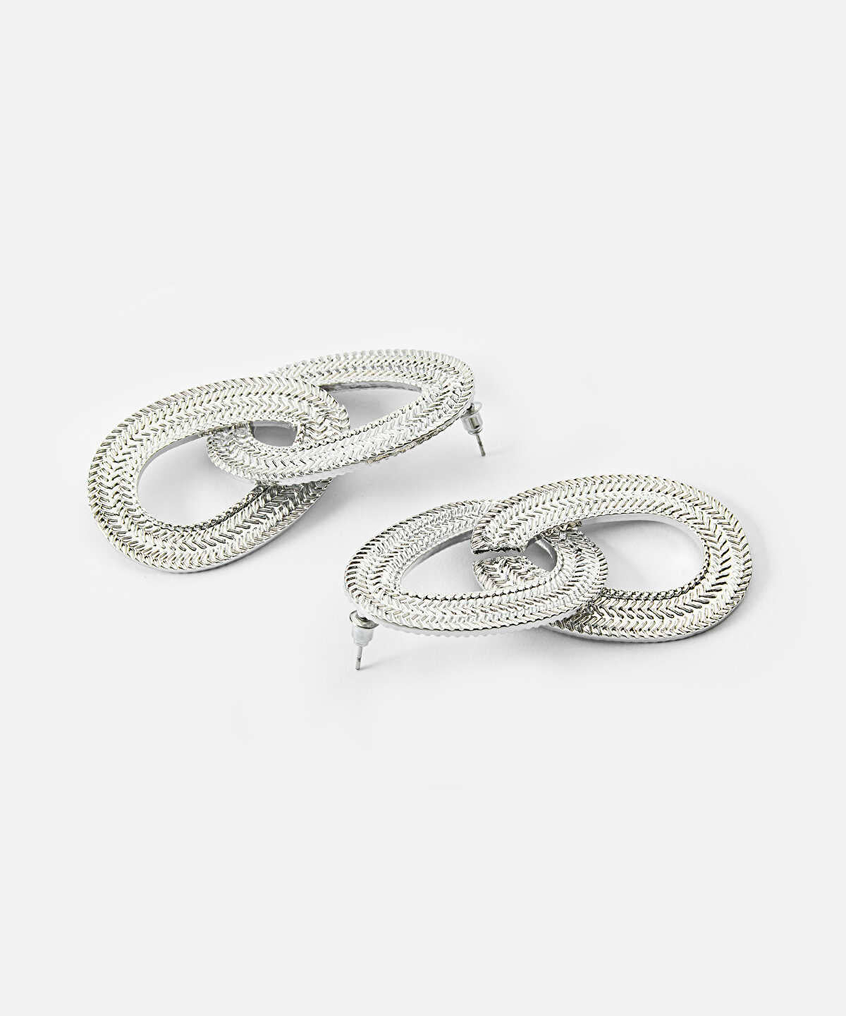 Intertwined Textured Earrings