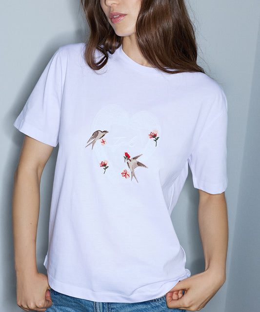 Monogram Embroidery T-Shirt