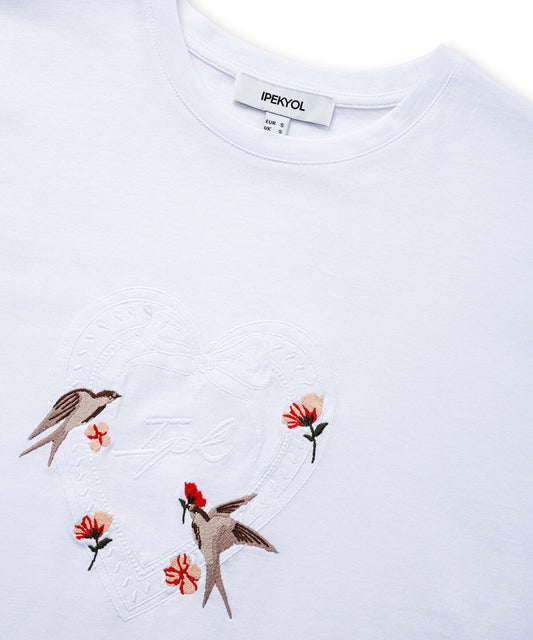 Monogram Embroidery T-Shirt