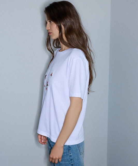 Monogram Embroidery T-Shirt