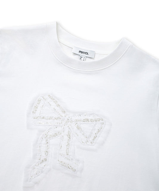 Bow Applique T-Shirt 