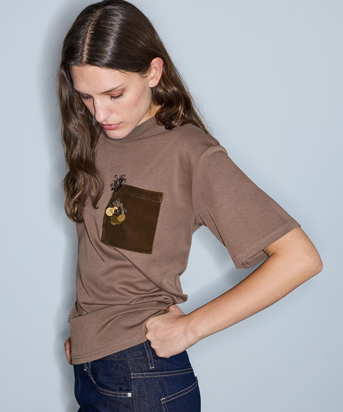 Zoomed T-Shirt with Applique