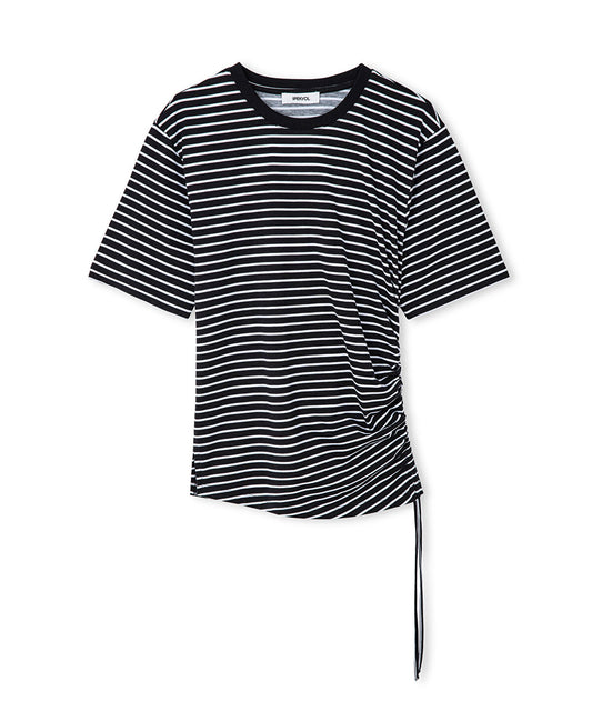 Asymmetric Striped T-Shirt