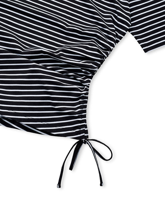 Asymmetric Striped T-Shirt