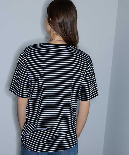 Asymmetric Striped T-Shirt