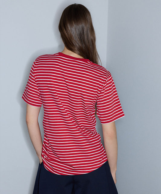 Asymmetric Striped T-Shirt