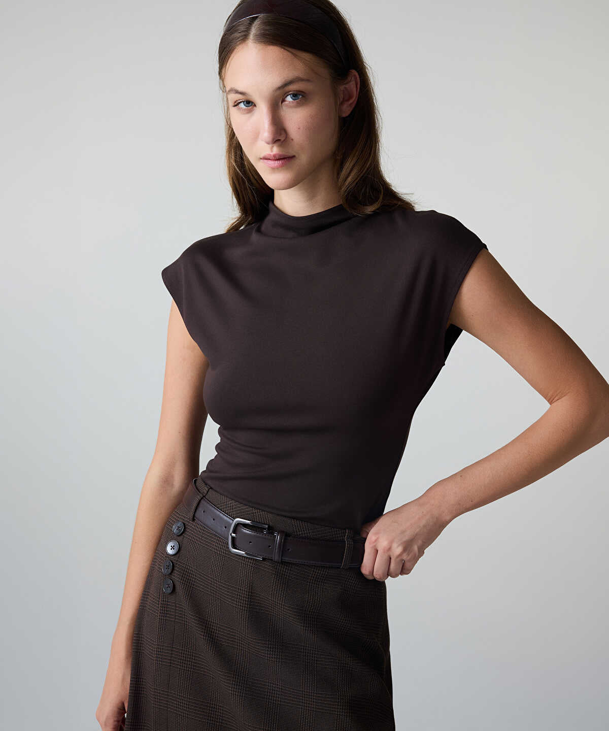 Basic High-Neck Bodysuit